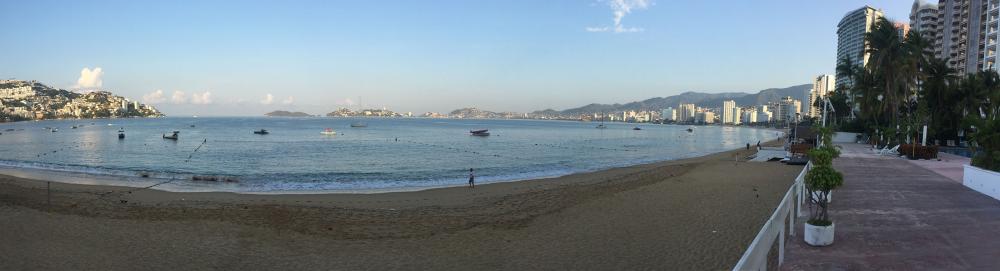 Icacos Beach in front of La Palapa in Acapulco's Costa Azul