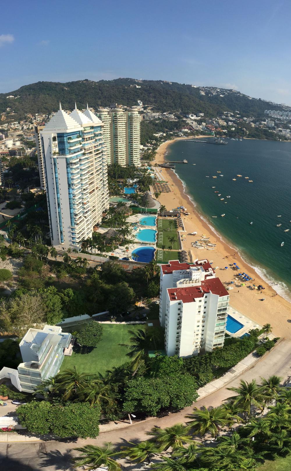 View from the Las Brisas side of La Palapa condominium